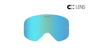 PowPow Moto - Ice Blue - HI-FI Spare QuickGrip Lens