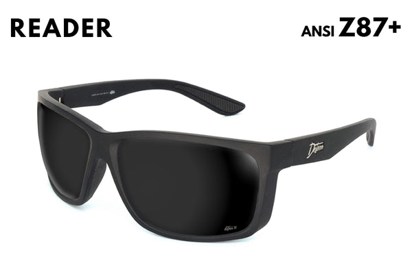 Breach Bifocal Reader - Jet Black Polarized - +1.5