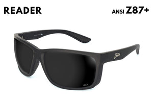 Breach Reader - Matte Black - Jet Black Polarized ANSI Z87+