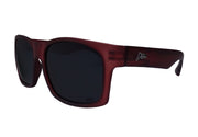 Big Kahuna - Frosted Burgundy - Jet Black Polarized