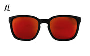 Cabana XL - Matte Black - Red Sunset Polarized