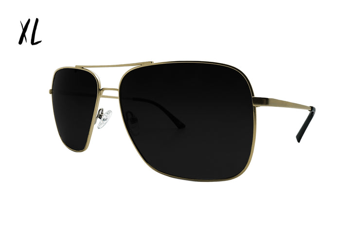 Coastal XL - Gold - Jet Black Polarized