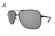 Coastal XL - Matte Black/Grey Tortoise - Silver Bullet Polarized