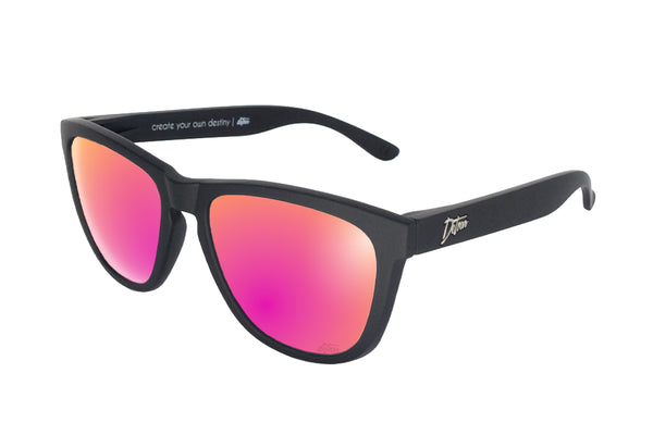 Mattschwarz – Rosa polarisierte Linse – Essentials – Brustkrebs-Edition