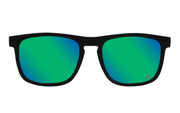 Floaties XL - Matte Black - Green Machine Lens Polarized