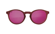 Guppy Kids Frosted Burgundy- Pink Lens