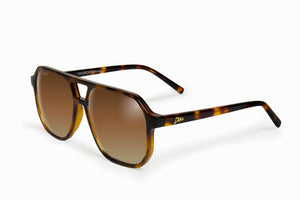 Maverick - Tortoise Shell - Brown Gradient Lens Polarized