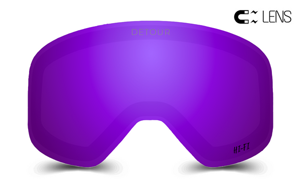 PowPow Snow - Ersatz-HI-FI-Objektiv - Lila
