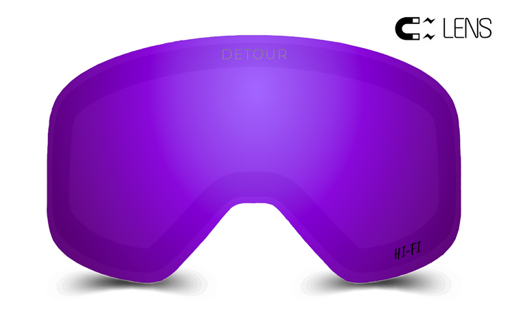 PowPow Snow - Spare HI-FI Lens - Purple