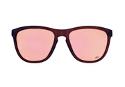 Frosted Burgundy - Rose Pink Lens Polarized - Essentials