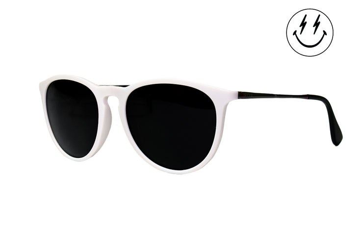 Hurricane - Matte Off White - Jett Lambert -  Jet Black Polarized