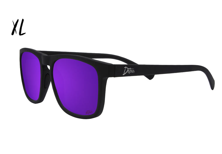 Floaties XL - Matte Black - Purple Lens Polarized