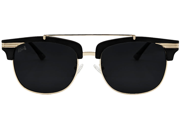 Matte Black Gold - Jet Black Lens Polarized - Castaway