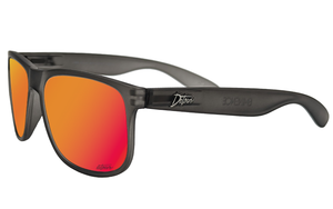 Eminence - Frosted Storm Gray- Red Sunset Lens Polarized