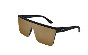 Tidal Wave - Matte Black - 24K Gold Lens Polarized