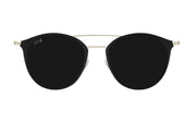 Black/Gold - Jet Black Lens Polarized - Ocean Ave