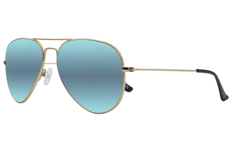 Gold - Sky Blue Lens Polarized - Oasis